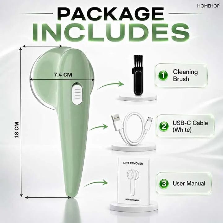 Lint Remover & Cloth Shaver Portable Fabric Shaver for Sweaters, Clothes, Sofa & Upholstery
