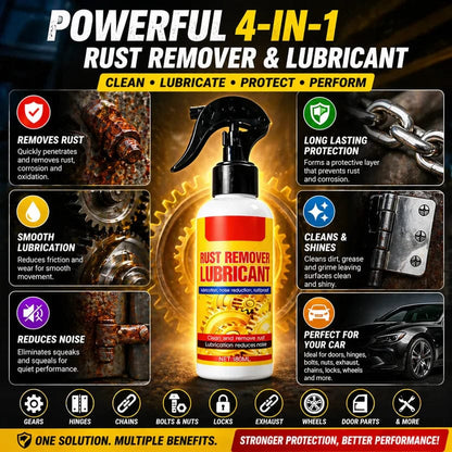 Rust Remover Spray for Car & Bike – Multi-Purpose Metal Rust Cleaner (BUY 1 GET 1 FREE) - SPECIAL OFFER