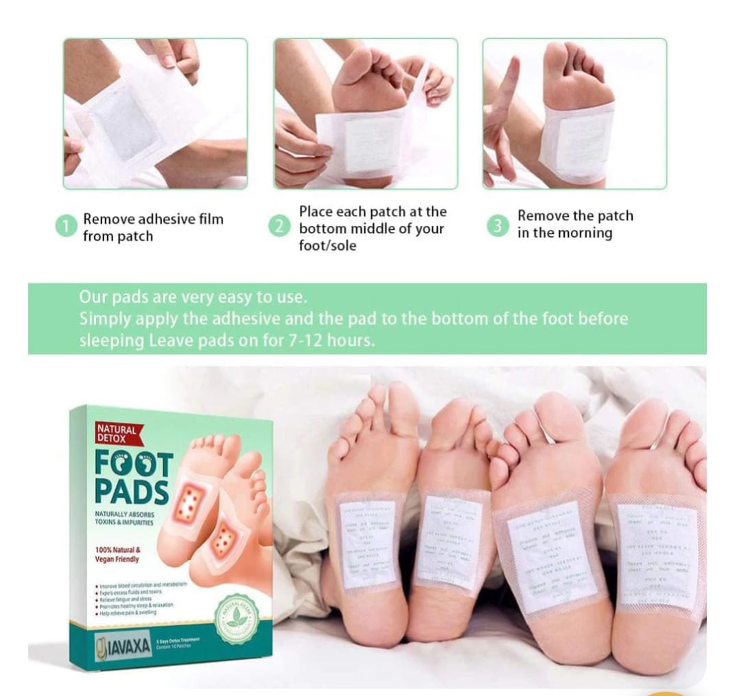 DETOX FOOT PADS ( BUY 1 GET 1 FREE ) --- LIMITED OFFER---- HURRY UP!